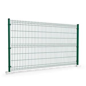 50 X 200mm PVC Coated Welded Wire Mesh 1550mm Height Metal Security Fence Panels