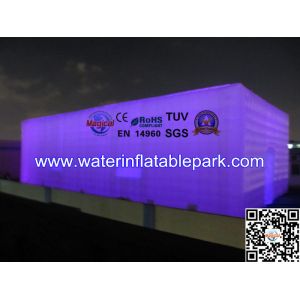 Commercial Inflatable Lighting Tent , Photo Studio Box Light Cube Tent