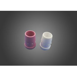 Air Cooled Tig Welding Pink Alumina Ceramic Nozzle For Sandblasting Argon-arc