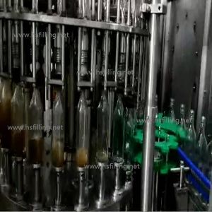 SS304 Automatic Drink Bottle Alcohol Filling Machine 3kw 20000 Bottles/H