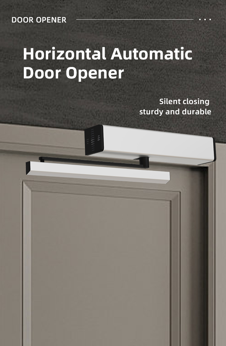 Rotating Pull / push Arm Auto Revolving Door Operator Smartphone Access Control Convenient