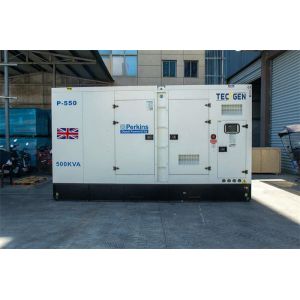 Wholesale Silent 440kW Perkins Diesel Generator Genset 550kVA With Canopy For Outdoor Use from china suppliers