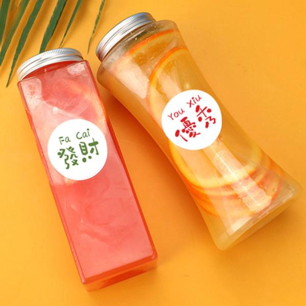Eco-Friendly PET Plastic Cup for Milk Tea Shop Capacity Under 100mL No Logo