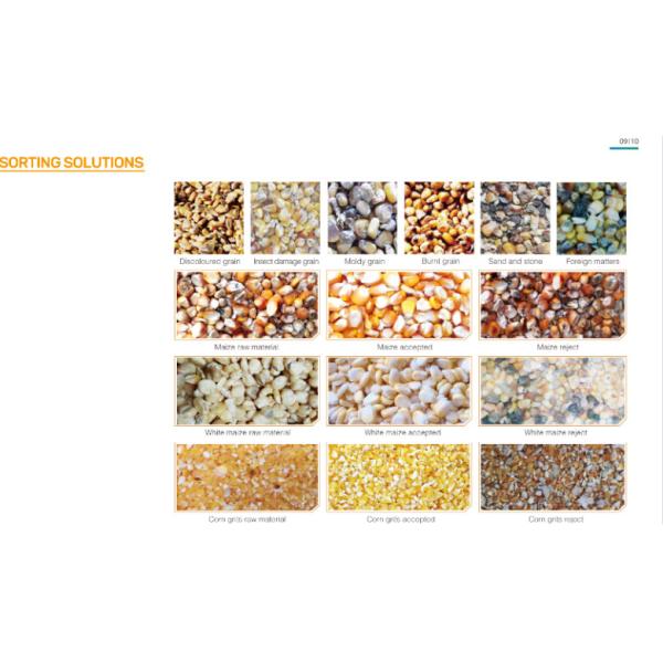 Wheat CCD Color Sorting Machine 3 Chutes 192 Channels