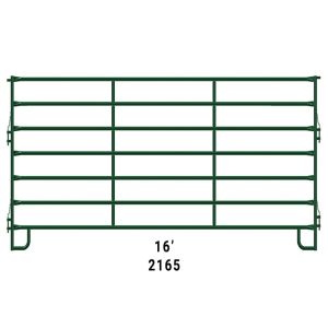 STANDARD 7 BAR GATE*1 3/4″ O.D. round tubular steel