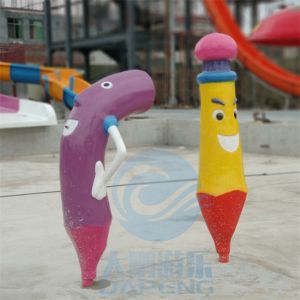 Aqua Park Spray Pencil Shape Fountains For Children Splash Zone