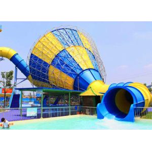 Medium Tornado Slide / Extreme Water Slides For Gigantic Aquatic Park