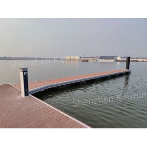 Durability Marine Aluminum Floating Dock WPC Decking Finger Dock