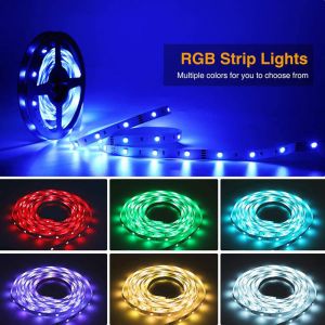 24 Key Pcb Material Flexible Led Light Strip Set 30 Leds/M 12v Power Adapter