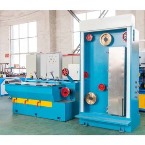 Annealing Intermediate Copper Wire Drawing Machine With Spool Bobbin Take Up