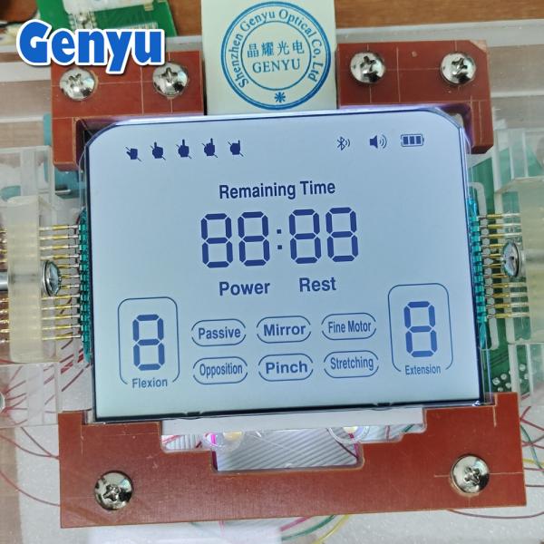 Quality LCD Seven Segment Display Digital LCD Display HTN White Backlight For Smart Home for sale