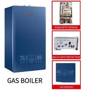 China Blue Wall Mount Gas Boiler 26KW Dual Funtion Wall Mounted Natural Gas Boilers on sale