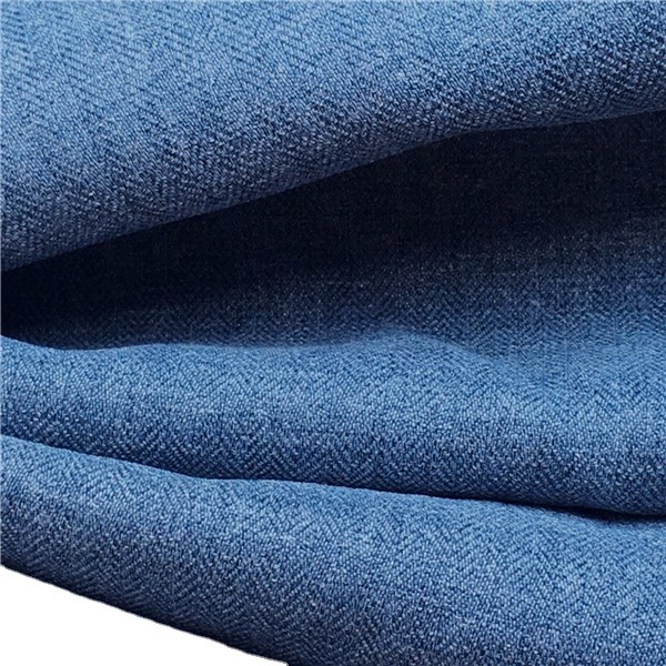 Double Color Fishbone Cloth Polyester Spandex 160D ATY Herringbone Fabric For