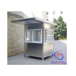 China Stainless Steel Prefab Guard Room House With Big Eaves on sale