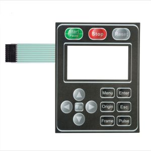 Silver Paste Membrane Keypad Dome Switch Excellent Wearability With LED