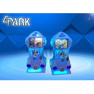 Amusement Children Car Racing Game Machine With Alloy Steel Structure