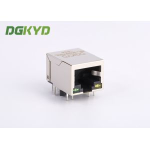 Right Angle Dip Modular Jack 8P8C Rj45 With Transformer Surface Mount