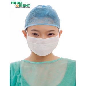 China 3 Ply Disposable Nonwoven Face Mask Ear Loop Tie On White/Blue/Green on sale