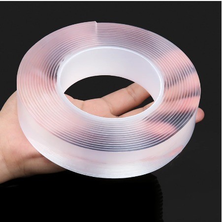 3 Meter Reusable Clear Double Sided Adhesive Nano Tape for Carpet and Door