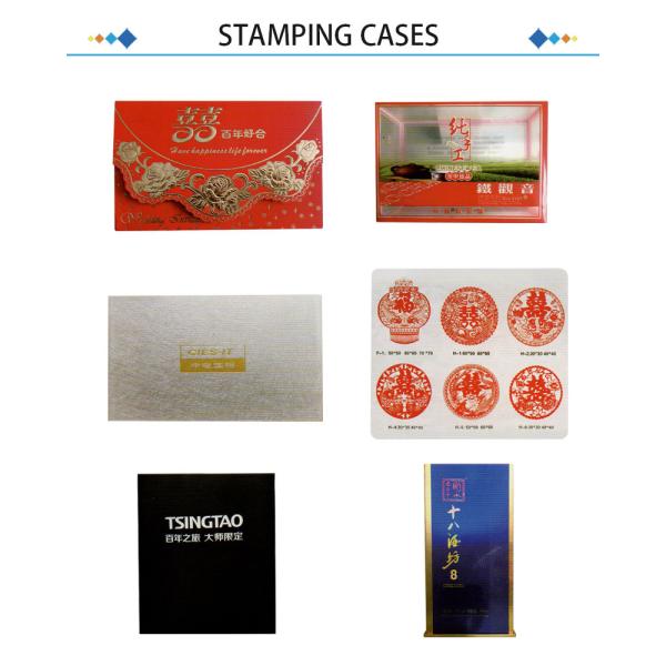 28pcs/Min Cutting And Creasing Machine With Gold Stamping Function