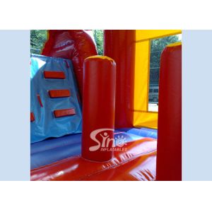 Outdoor ancient castle inflatable water bounce house with pool for kids summer