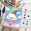 Pre Printed Canvas Panels Pinting Kits Pre Drawn Outline Sketched Canvas For