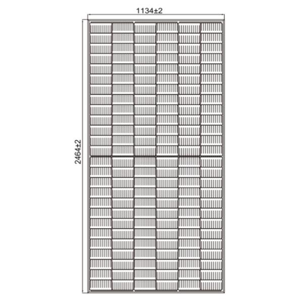 Quality 600P-156 Monocrystalline PV Solar Panel Module Type 14.10 Lsc Aluminum Frame for sale