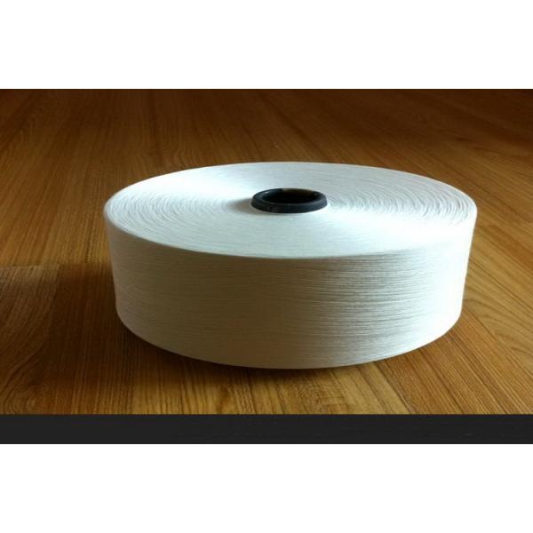 Virgin Polyester Staple Spun Yarn Raw White Ne 30 / 1 Polyester Spun Yarn