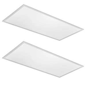 2x4 led panel light 75W, 0-10V Dimmable,7800 Lumens,5000K Daylight White Color,