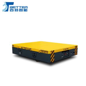 Max Load 15t Custom Size Electric Trackless Transfer Cart with Rubber Wheels