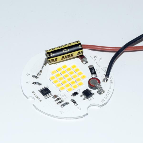 52x52mm AC120V Downlight AC LED Module With Smd2835 Aluminum PCBA