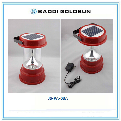 Quality Solar Lantern Single Layer Solar LED Outdoor Light Lantern with AC 220V charging socket for sale