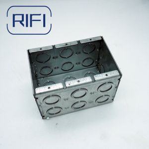 UL Listed Outdoor Electrical Galvanized Metal 4x4 Square Junction Boxes