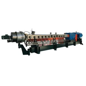 Electric Heating Plastic Extrusion Line Single Screw Smooth Operation