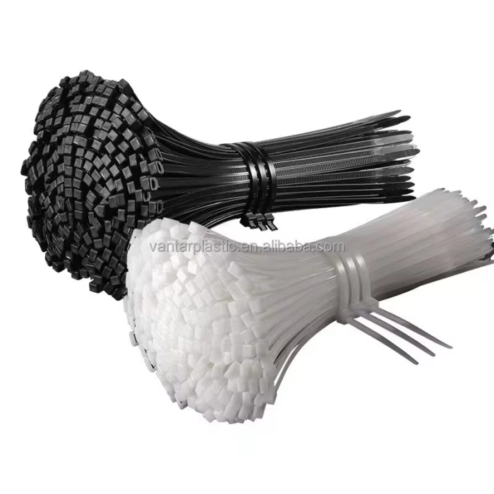 HEAVY DUTY Durable Using Various 12*600 Black White Multi Color Zip Self Locking Nylon Cable Ties