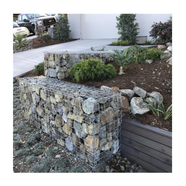 3-6mm Wire Gauge Welded Gabion Basket for Customized Aperture Retaining Wall