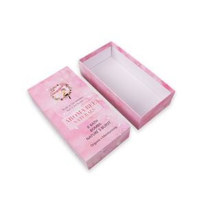 CDR Pink Exquisite Printing Cosmetics Packaging Boxes With Lids
