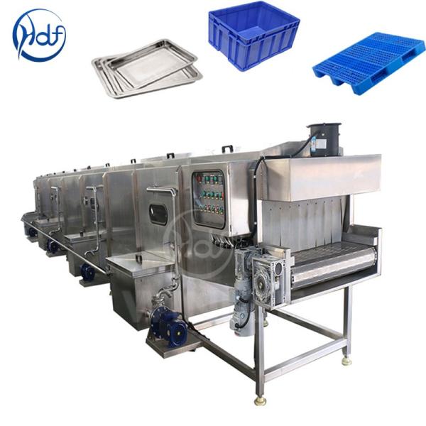 Pallet Cleaning Machine Vegetable Crate Washing Machine Turnover Baskets Automatic Plastic Food & Beverage Factory WASHER 2 Year