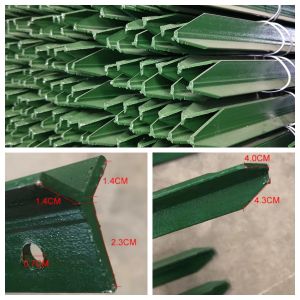 Wholesale Customizable Low Carbon Steel Y Post Silver For Secure Fencing from china suppliers