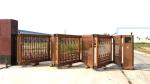 Automatic Folding Motorized Sliding Gate With Wireless Remote Control