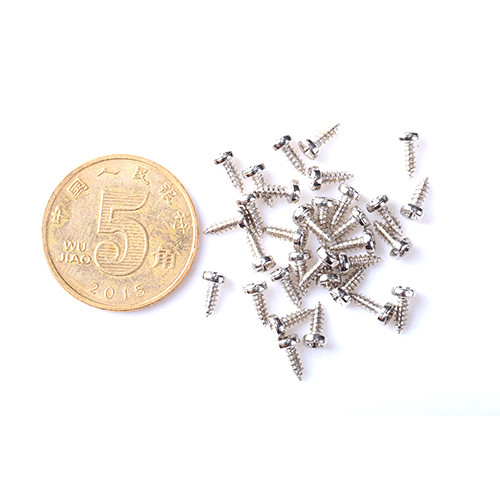 Quality High Precision Screw TIN Coating fastener Micro Screw Pan Head Cross Recessed Sharp Tailed Micro Screw for Glasses for sale