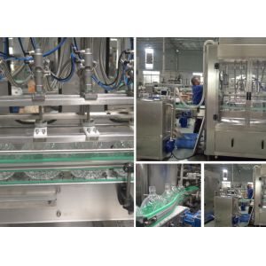 Negative Pressure Liquid Bottle Filling Machine 0.6-0.8 Mpa Air Pressure