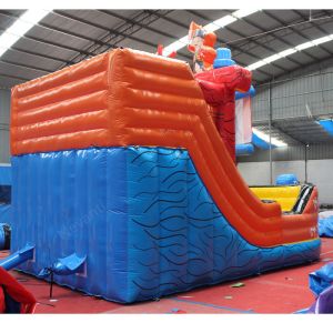 Highly Durable Popular Inflatable Pirate Ship Water Slide Jumping Castles With