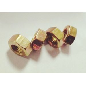 M10 Carbon Steel Nuts Hexagon Head Galvanized Hot Dip For Wind Energy