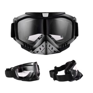 Windproof Cool Dirt Bike Goggles With High Transparency ARC PC Lens
