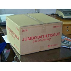 Absorbent Jumbo Roll Toilet Paper 18gsm 1ply support Embossing