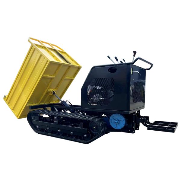 Quality IOS Mini Crawler Dumper Transporter 1000kg With KoopKD192F Engine for sale