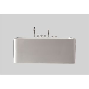 Large Freestanding Reinforced Acrylic Soaking Tubs With Drainer 1800mm