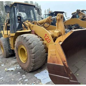 Second Hand Front Loader Real Caterpillar Cat966h Wheel Loader Payloader