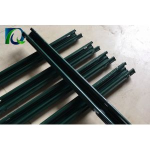 Wholesale 2.4M Height Vineyard Steel Grape Trellis Posts With Green Color Powder Coated from china suppliers